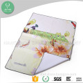 Custom printed best absorbent machine washable non skid yoga towel